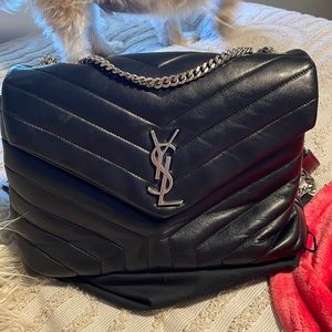 YSL Medium Lou Lou. Silver hardware. Loved but taken care of well.
